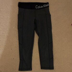 Calvin Klein Kids Charcoal Leggings